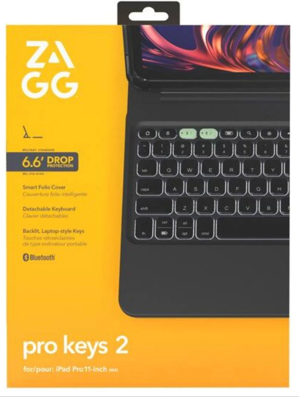 ZAGG Pro Keys 2 Keyboard Case - Black